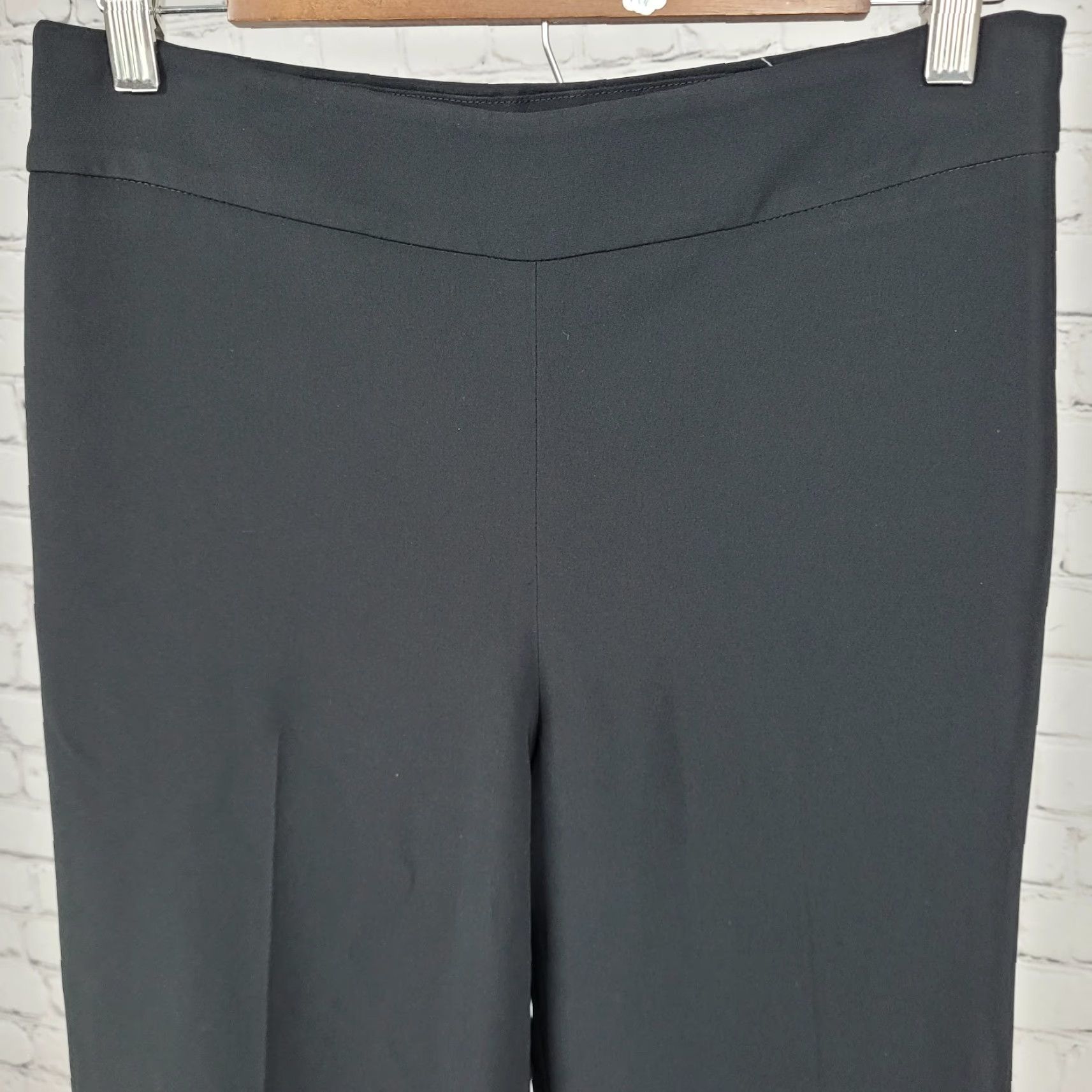 Talbots Talbots Black Easy Travel Slim Ankle Pants High Rise Tapered Stretch 2 (28x28) Size 26" / US 2 / IT 38 - 5 Thumbnail