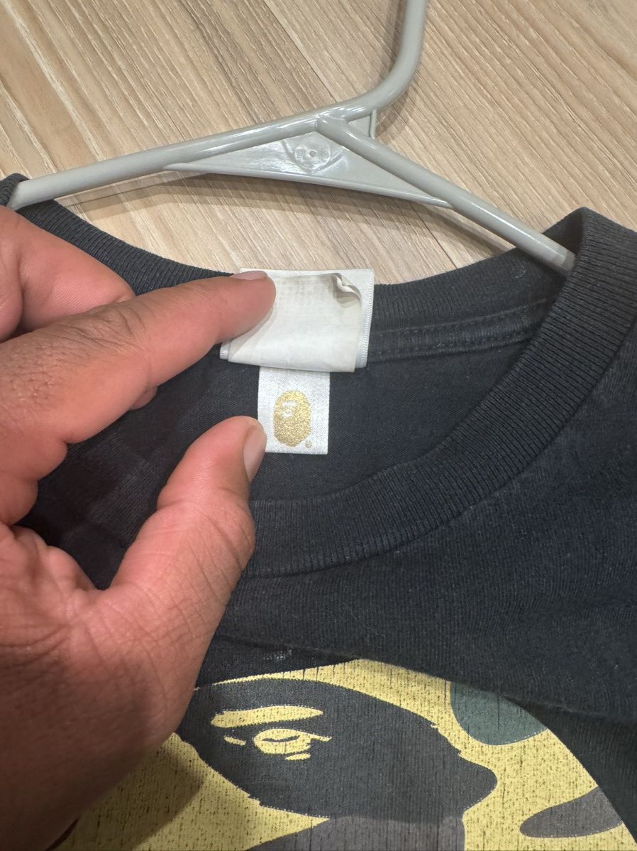 Bape Bape Big Head Camo Tee Size US L / EU 52-54 / 3 - 4 Thumbnail