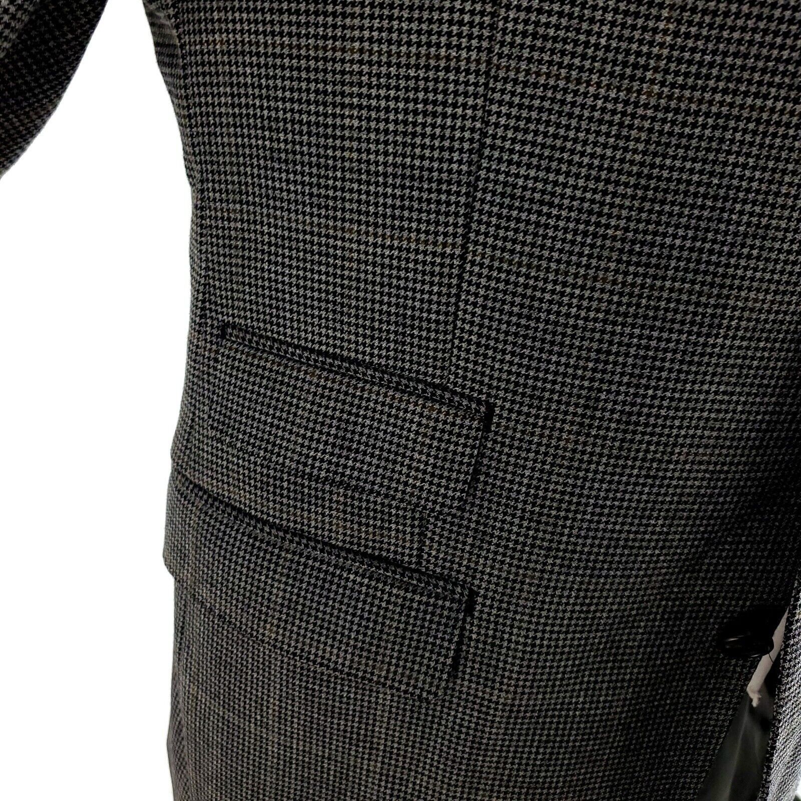 Lauren Ralph Lauren Lauren Ralph Lauren Wool 3 Button Sport Coat 38R Gray Hounds Size 38R - 4 Thumbnail