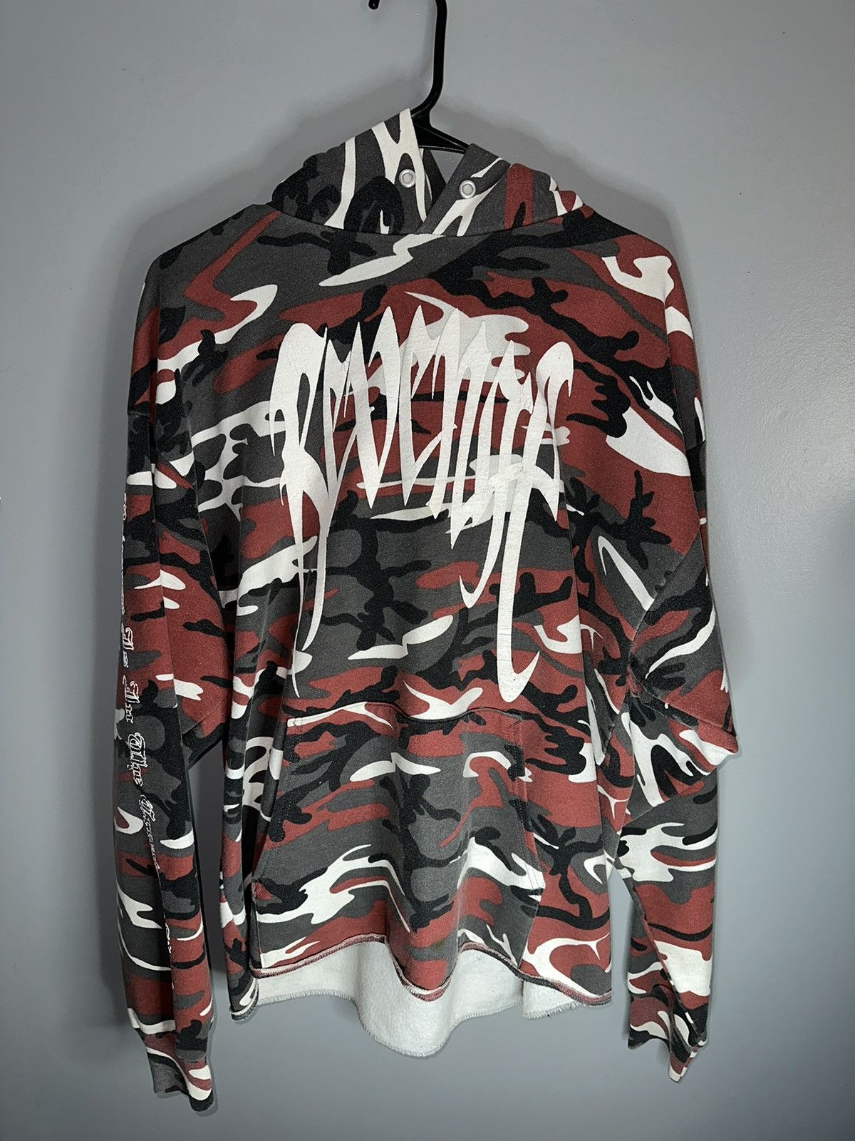 Revenge burn camo hoodie hot sale