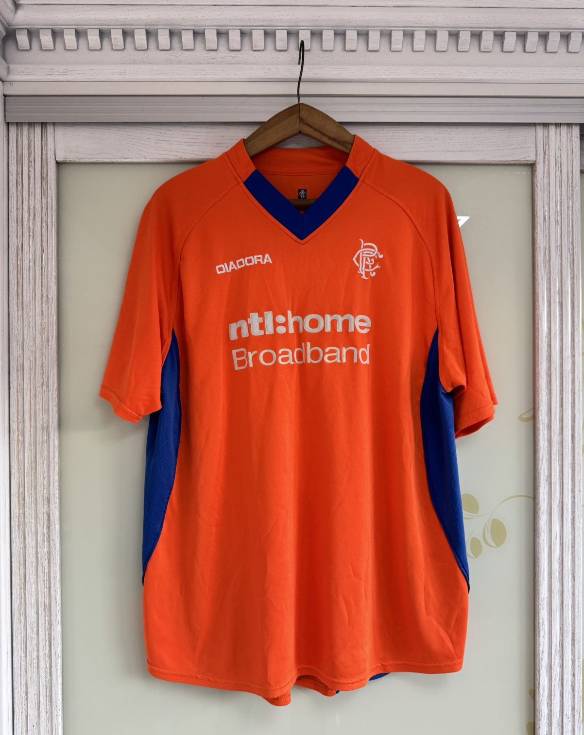 Diadora Vintage Rangers Glasgow 2002-2003 Away Soccer Jersey Kit Size US XXL / EU 58 / 5 - 1 Thumbnail