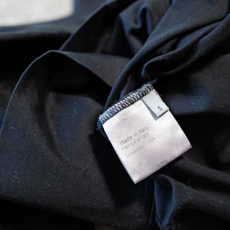 Dior Dior 02AW Black Combed Cotton Long-sleeved T-shirt Size US S / EU 44-46 / 1 - 4 Thumbnail