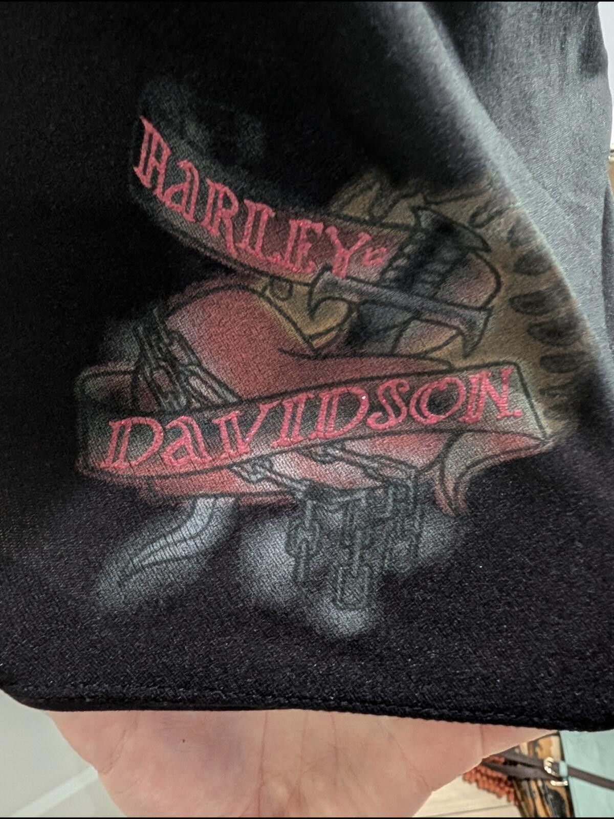 Harley Davidson Authentic Vintage Harley-Davidson Black One-Shoulder Tank Size S / US 4 / IT 40 - 3 Thumbnail