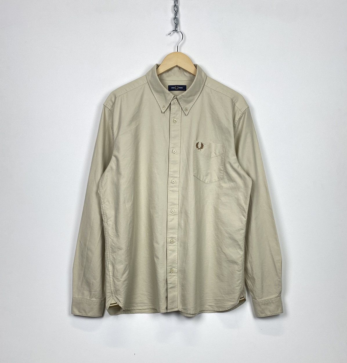 Fred Perry Fred Perry Buttons-Up Shirt Long Sleeve Men’s Size XL Size US XL / EU 56 / 4 - 1 Thumbnail