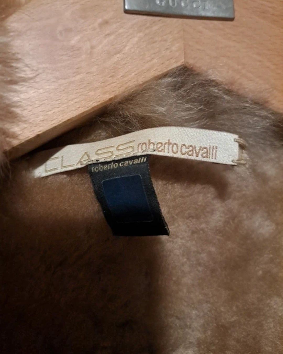 Roberto Cavalli ARCHIVE SHEARLING SUEDE LEATHER JACKET Size M / US 6-8 / IT 42-44 - 3 Thumbnail
