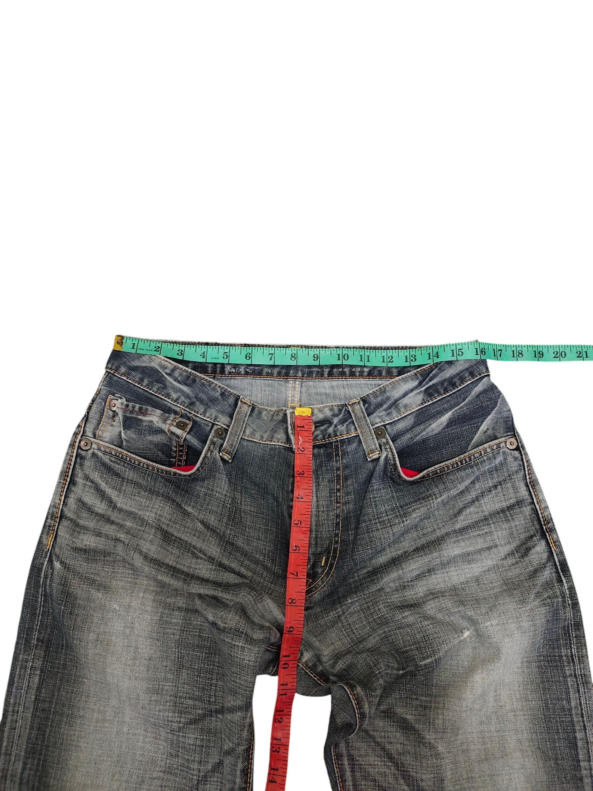Comme des Garcons × Undercover Vintage Edwin 503 Regular Clawmark Distress Faded Jeans Size US 32 / EU 48 - 15 Thumbnail