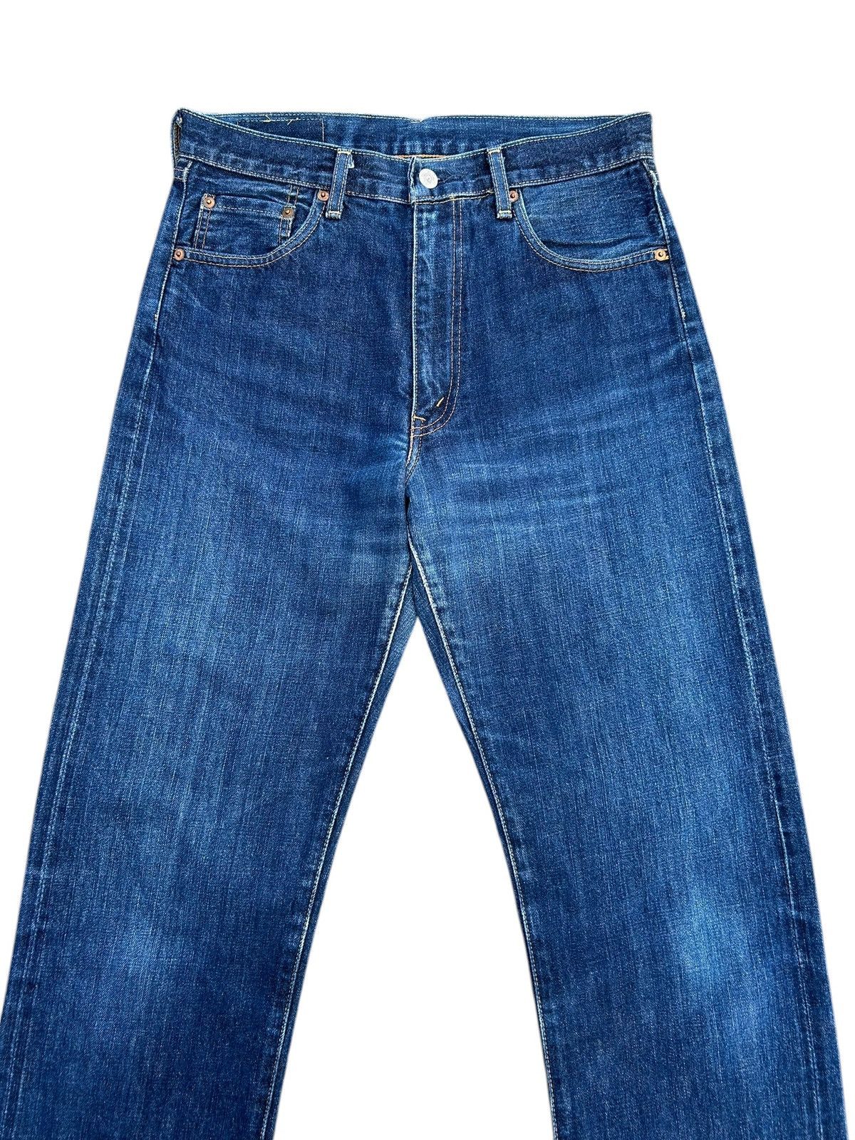 Kapital Vintage Levis Big E Selvedge Distressed Denim Jeans Size US 31 - 2 Thumbnail
