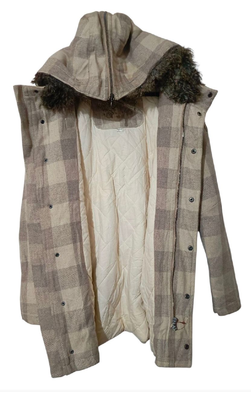 Diesel 💥VINTAGE DIESEL Fur JACKET TARTAN Size US XS / EU 42 / 0 - 4 Thumbnail