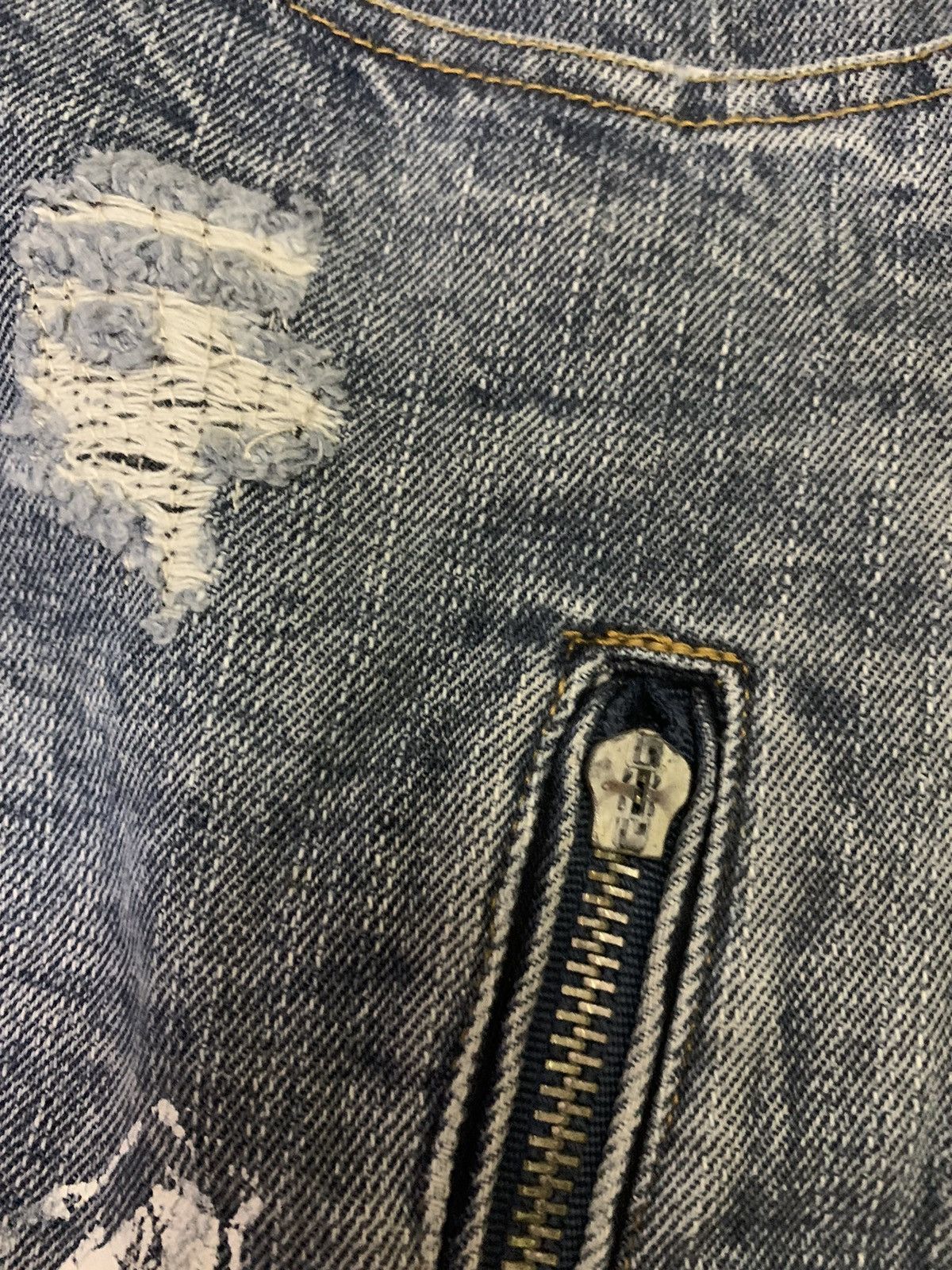 Hysteric Glamour 💥Vintage Japanese Bernings Sho Art Denim Size US 30 / EU 46 - 7 Thumbnail