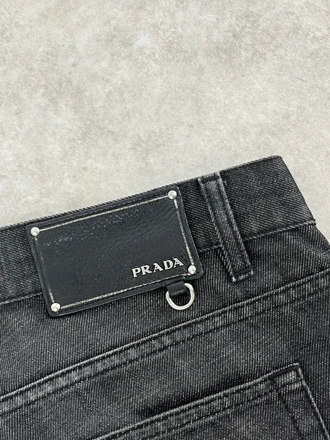 Prada AW2008 Prada Grey Denim Straight Jeans Size US 34 / EU 50 - 9 Thumbnail
