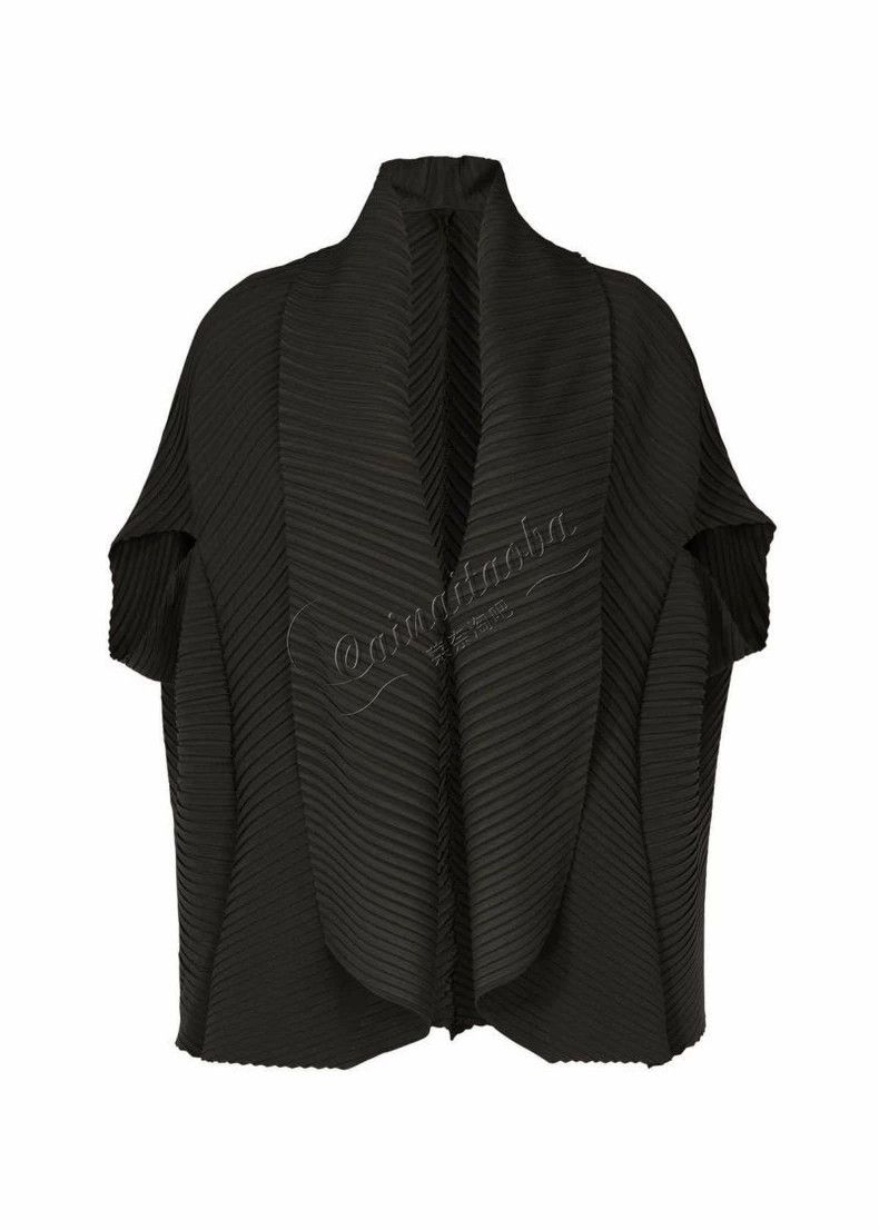 Issey Miyake Issey Miyake size:2 Black main line pleated twill women's Size M / US 6-8 / IT 42-44 - 1 Thumbnail