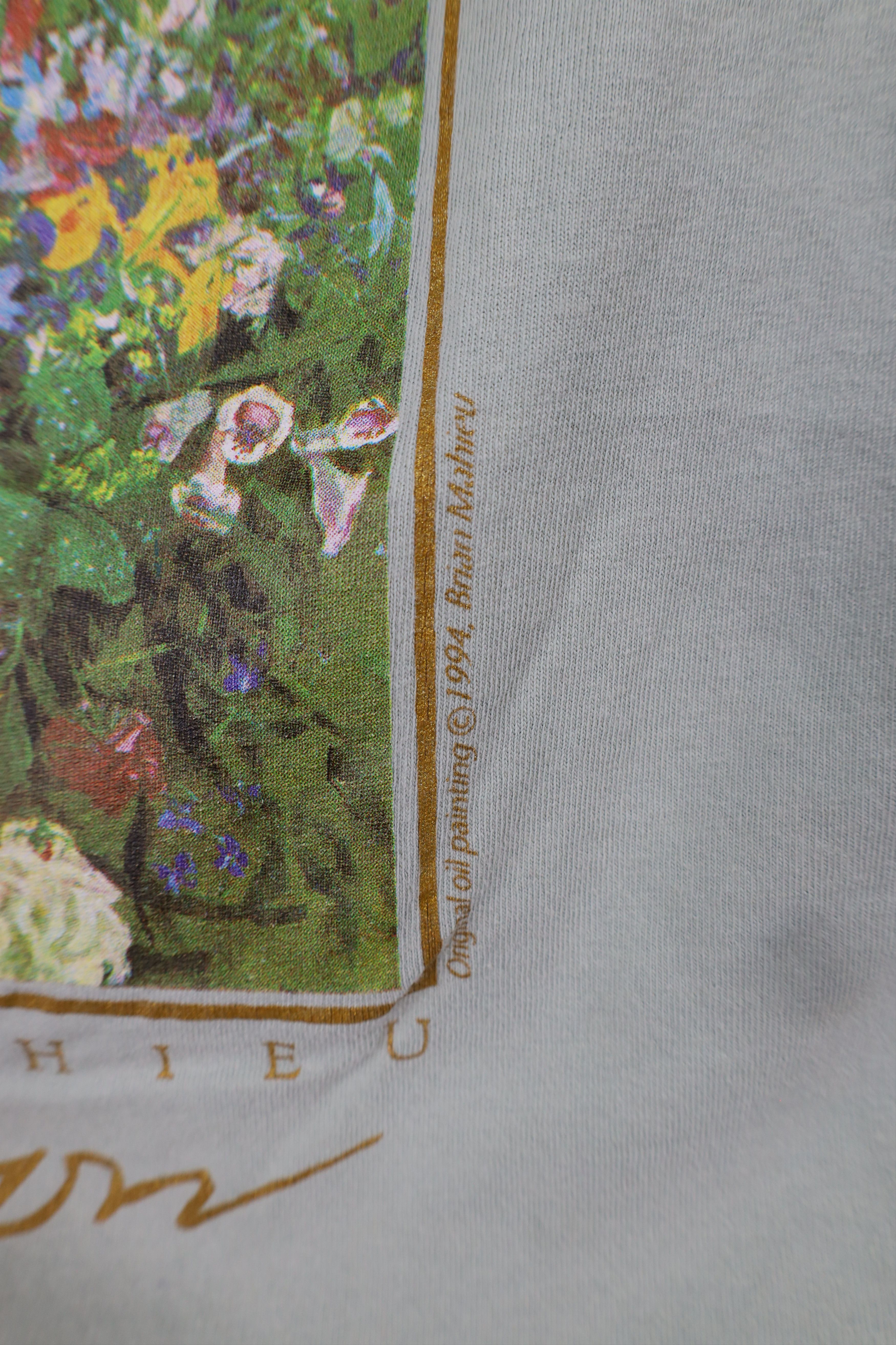 Vintage Vintage 90s Streetwear Bouquet Brian Mahieu T-Shirt USA Size L / US 10 / IT 46 - 5 Thumbnail