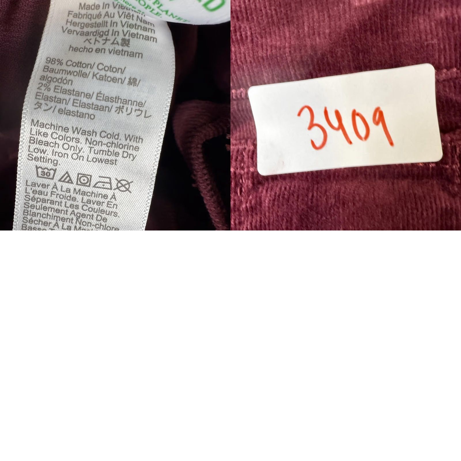 J.Crew J.Crew Women's Pants Velvet Purple Velour Ankle Length 30 Regular Trousers Pants Ladies Purple, 30, Velour Velvet Ankle Length J.Crew Womens Size 30" / US 8 / IT 44 - 8 Thumbnail