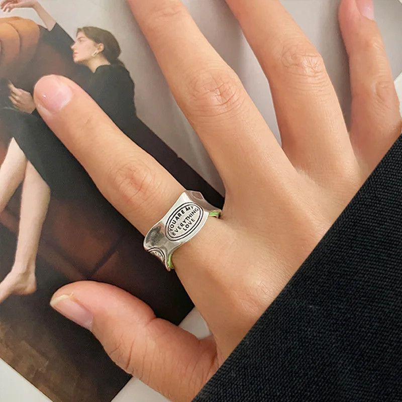 Other You R My Everything Opening Ring Size ONE SIZE - 6 Thumbnail