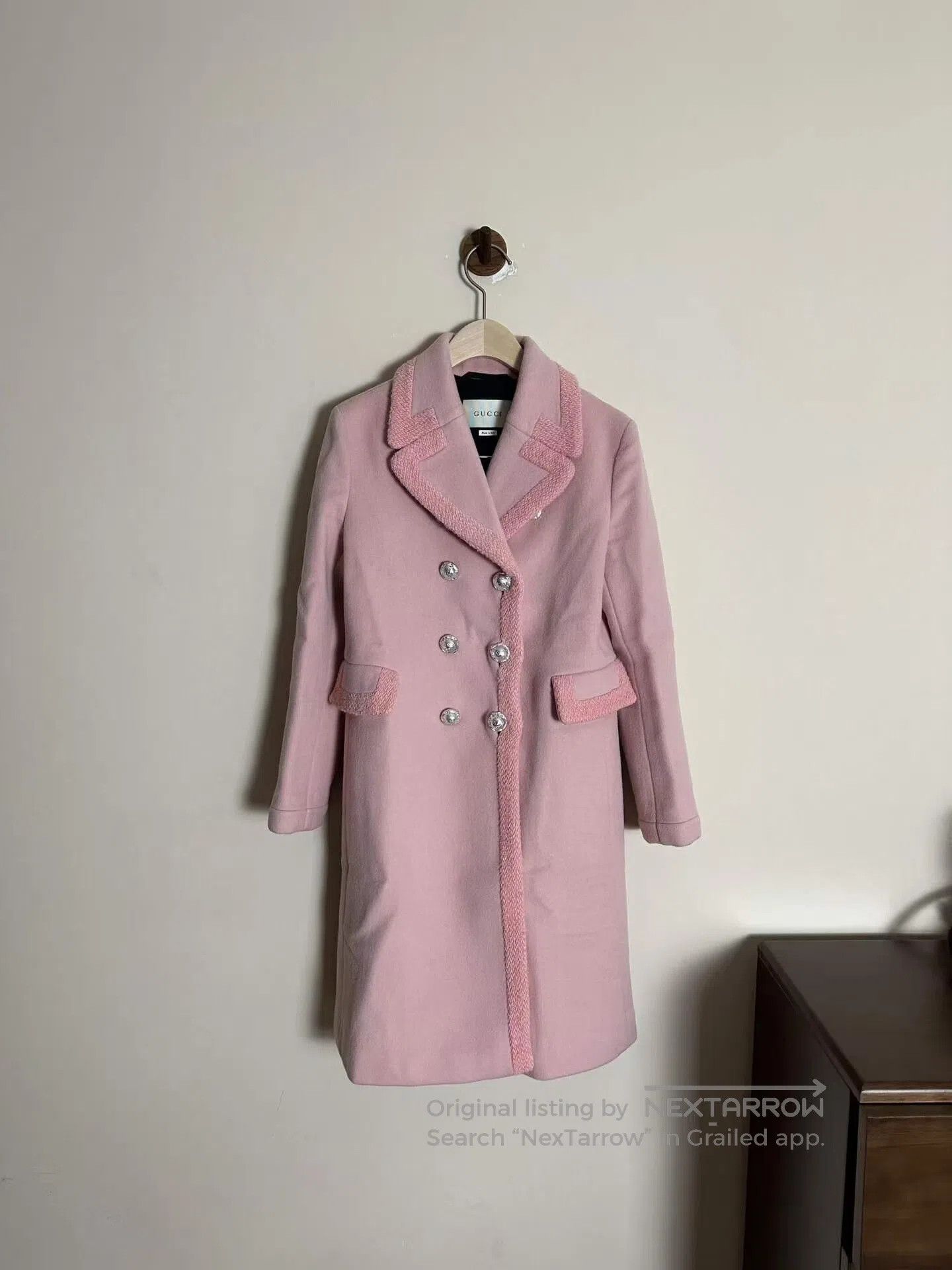 Gucci Guicci Pearl Buttoned Coat| Size XS / US 0-2 / IT 36-38 - 1 Thumbnail