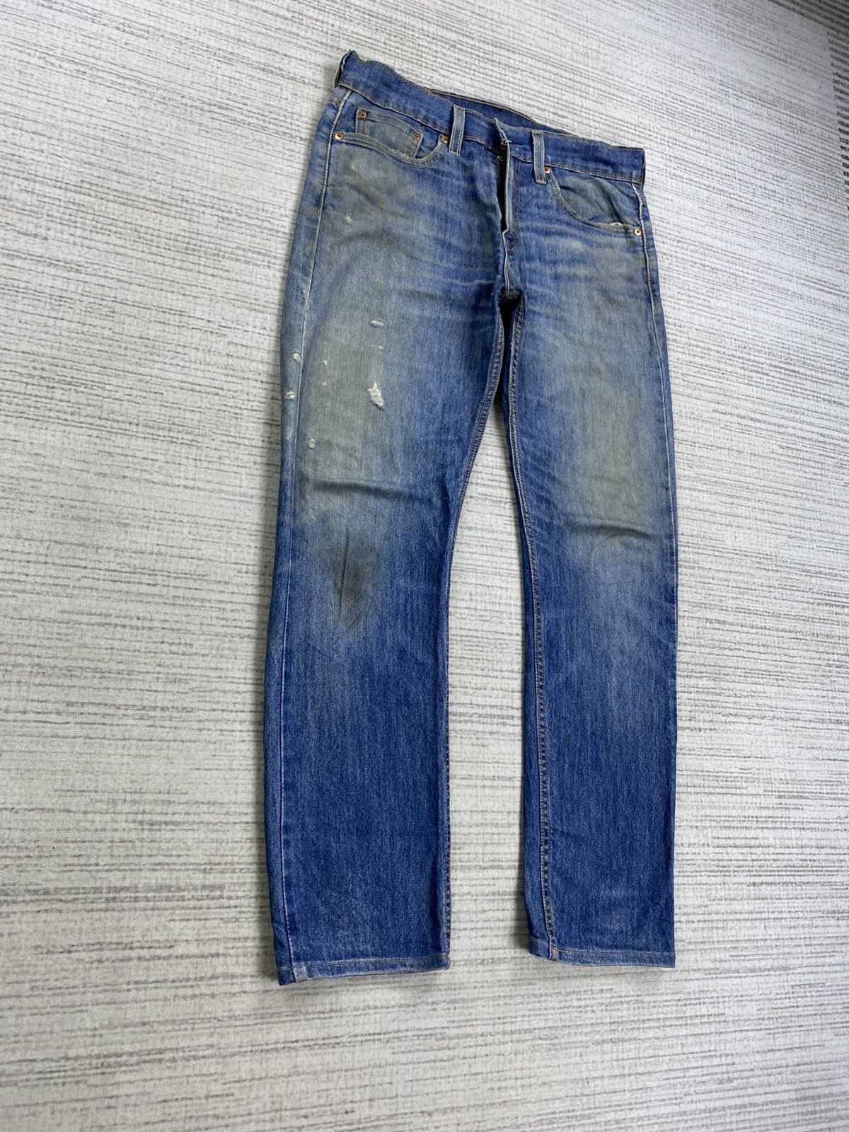 Levi's Vintage Levi’s 502 Distressed Slim Fit Denim Pants Size US 30 / EU 46 - 3 Thumbnail