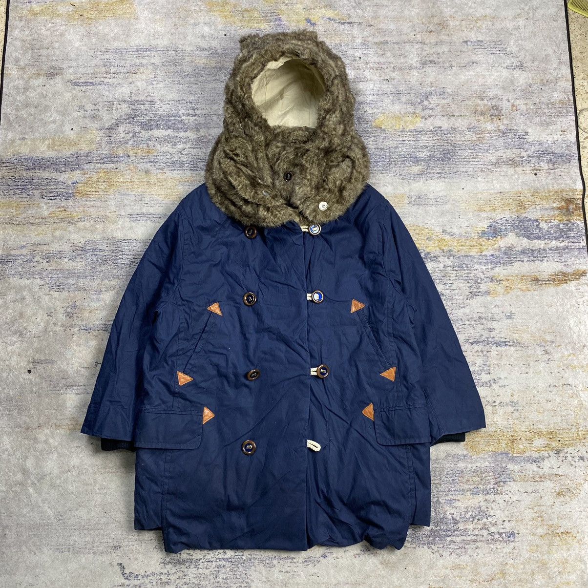 Issey Miyake × mercibeaucoup Mercibeaucoup fur hood parka jacket Size S / US 4 / IT 40 - 1 Thumbnail