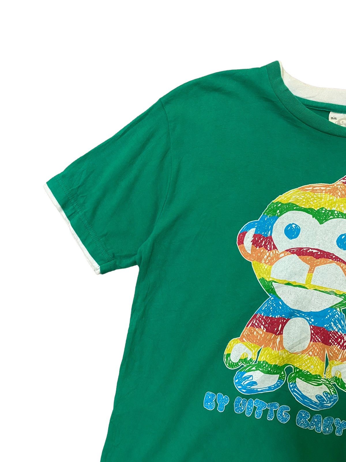 Japanese Brand Offer Uittg Baby Rainbow Monkey Multicolour Print Tee Size US S / EU 44-46 / 1 - 4 Thumbnail
