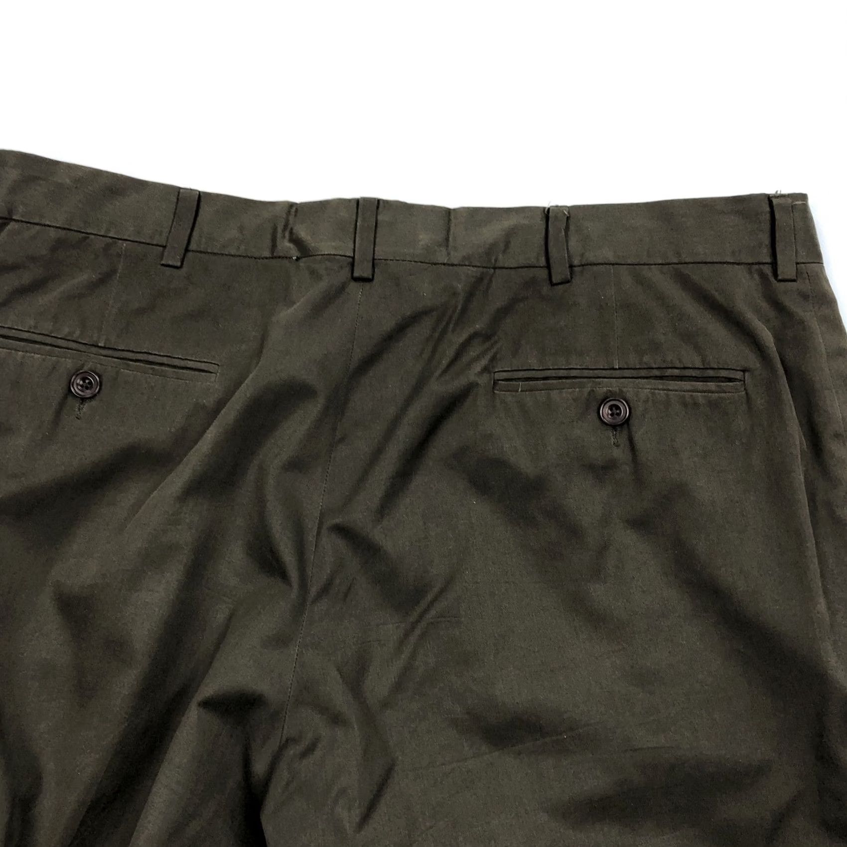 Polo Ralph Lauren Polo Ralph Lauren Olive Green Flat Front Dress Pants Men 36x34 Classic Fit 36 Size US M / EU 48-50 / 2 - 3 Thumbnail