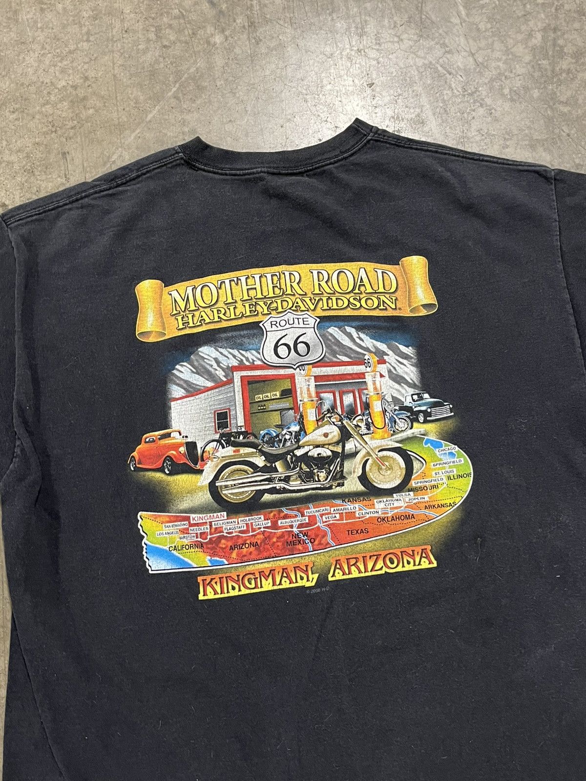Harley Davidson × Vintage Harley Davidson vintage grunge skull tee biker skater rare Size US XL / EU 56 / 4 - 7 Thumbnail