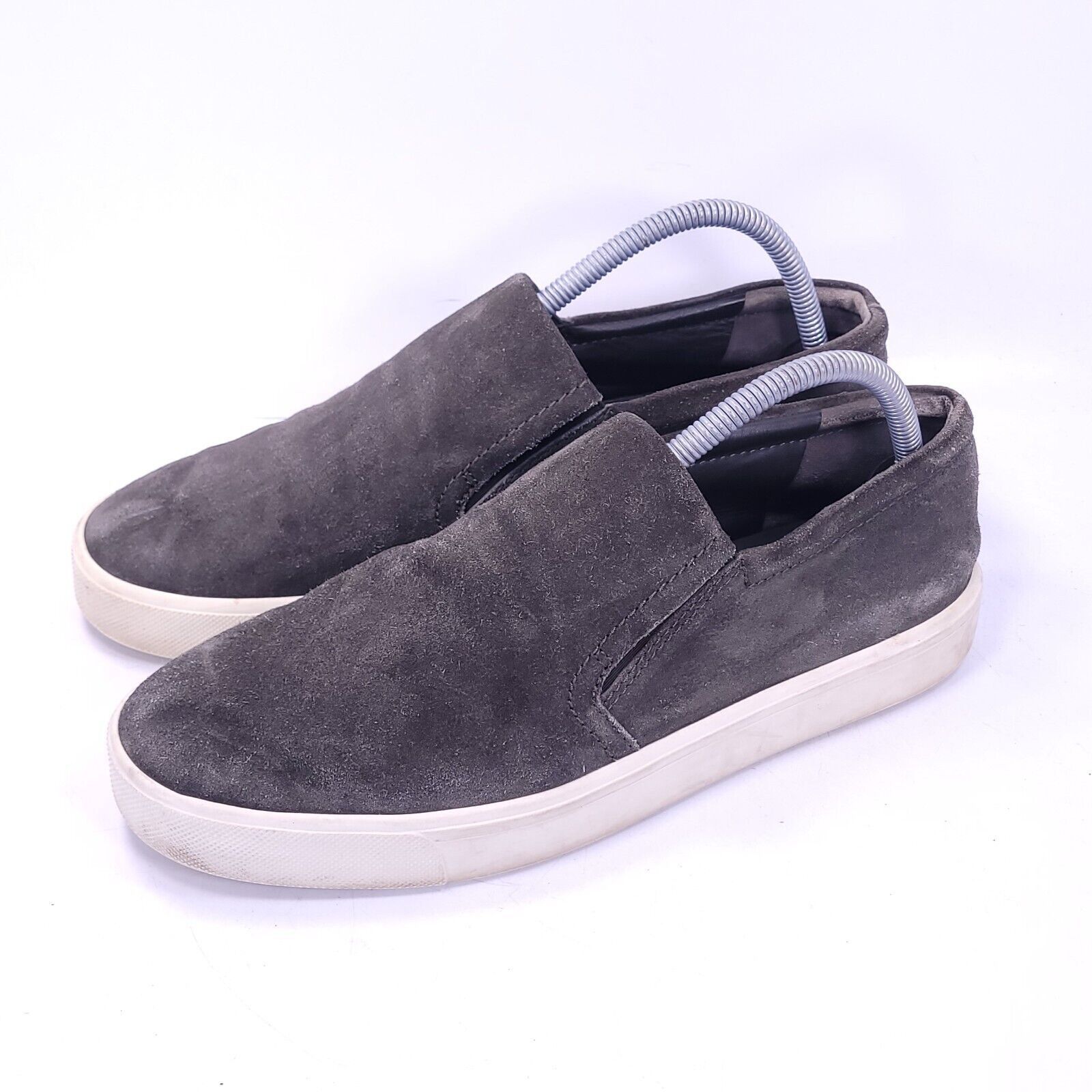 Vince Vince Slip On Suede Loafer Shoe Womens Size 10 Gray White Size US 10 / IT 40 - 1 Thumbnail