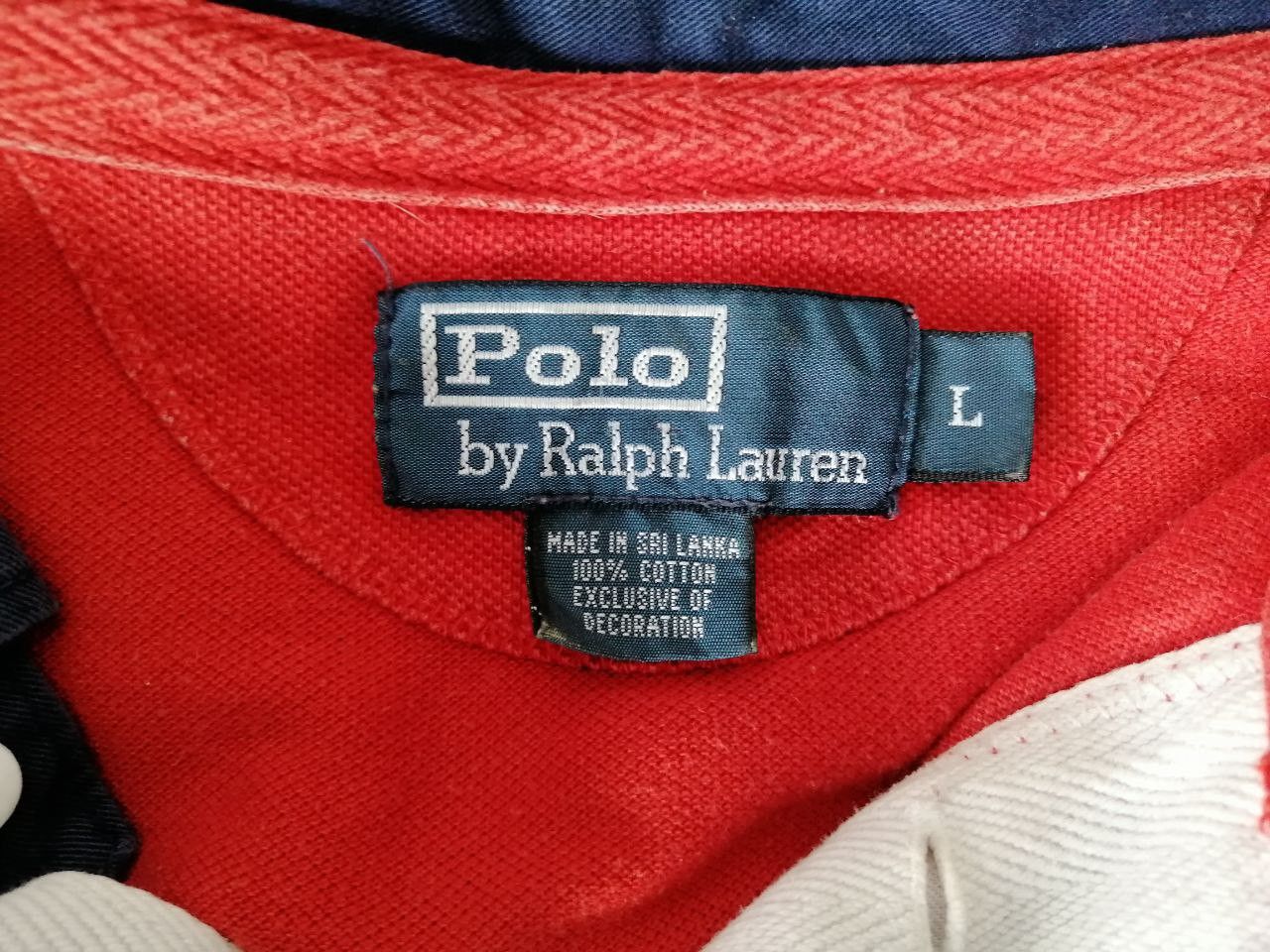 Polo Ralph Lauren × Vintage Vintage Polo Ralph Lauren Chief Keef Style Shirt L Size US L / EU 52-54 / 3 - 4 Thumbnail