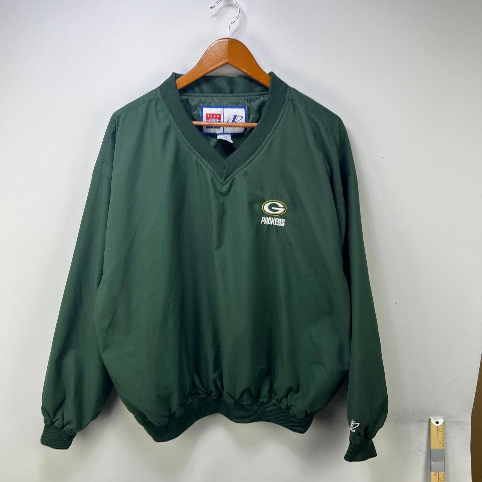 Logo Athletic Vintage 90s Green Bay Packers Pullover Windbreaker L Size ONE SIZE - 1 Thumbnail