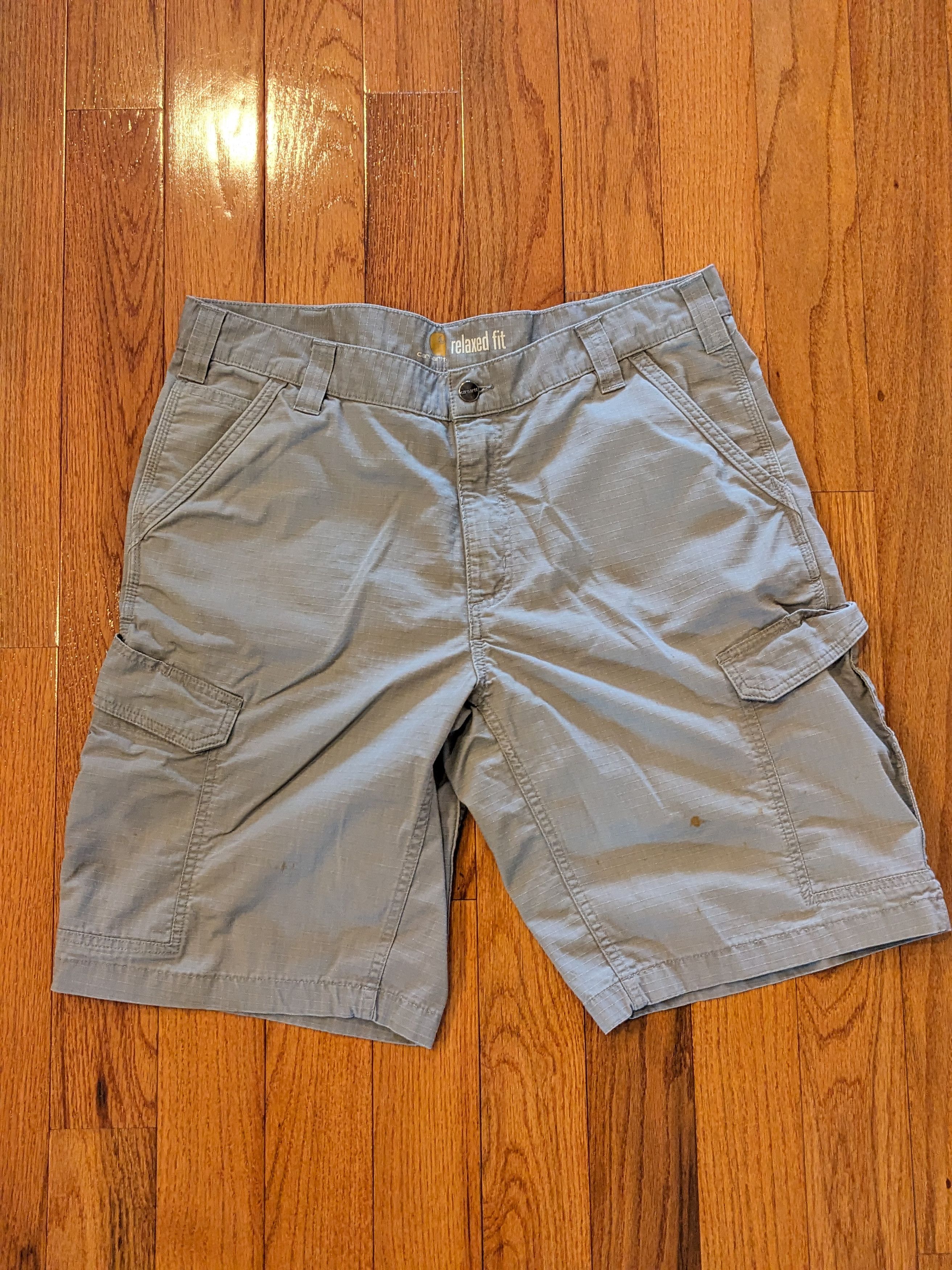 Carhartt × Designer Carhartt Relaxed Fit Gray Tan Size 38 Shorts Size US 38 / EU 54 - 3 Thumbnail