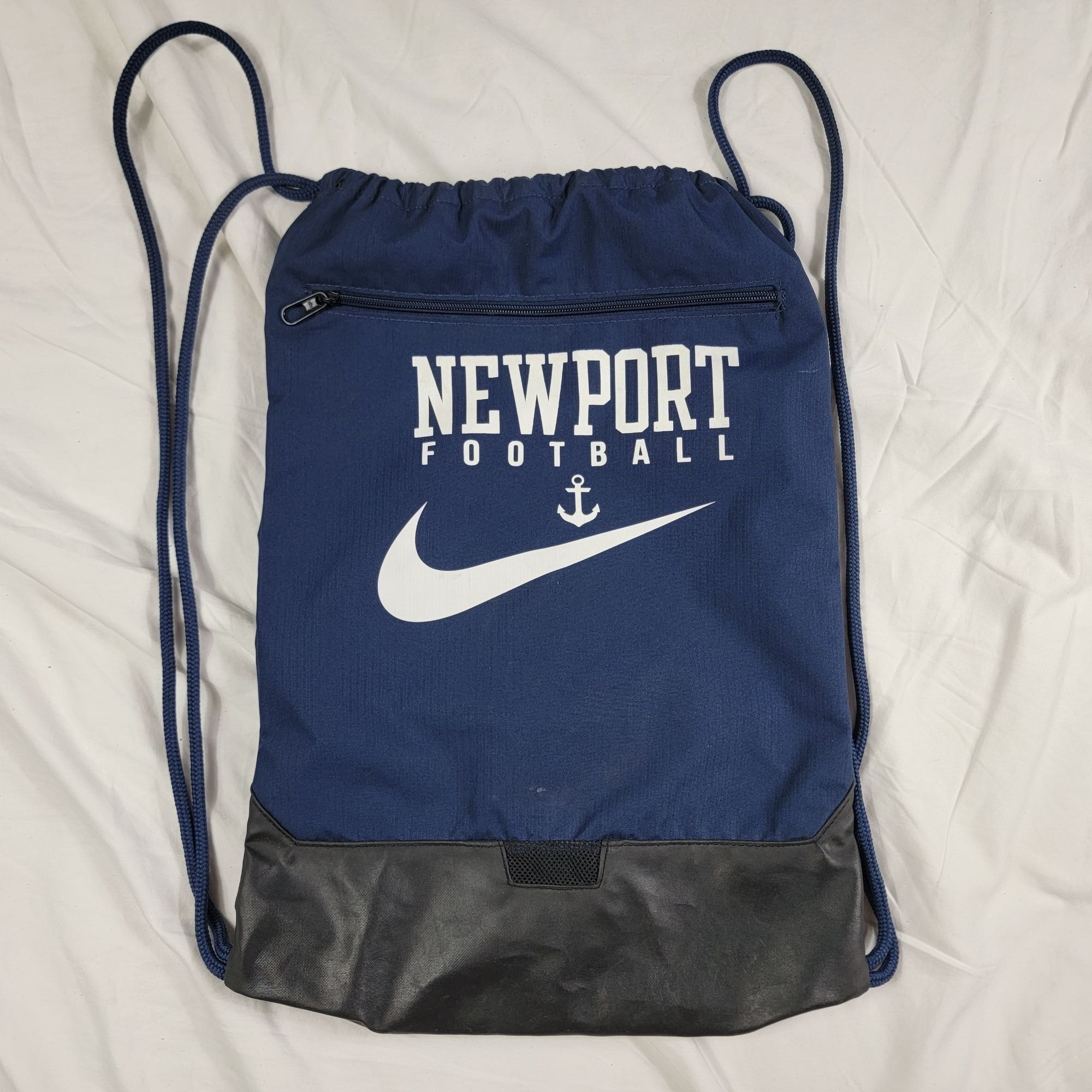 Nike Nike Newport Football Drawstring Backpack Bag Outdoors Light Size ONE SIZE - 1 Thumbnail