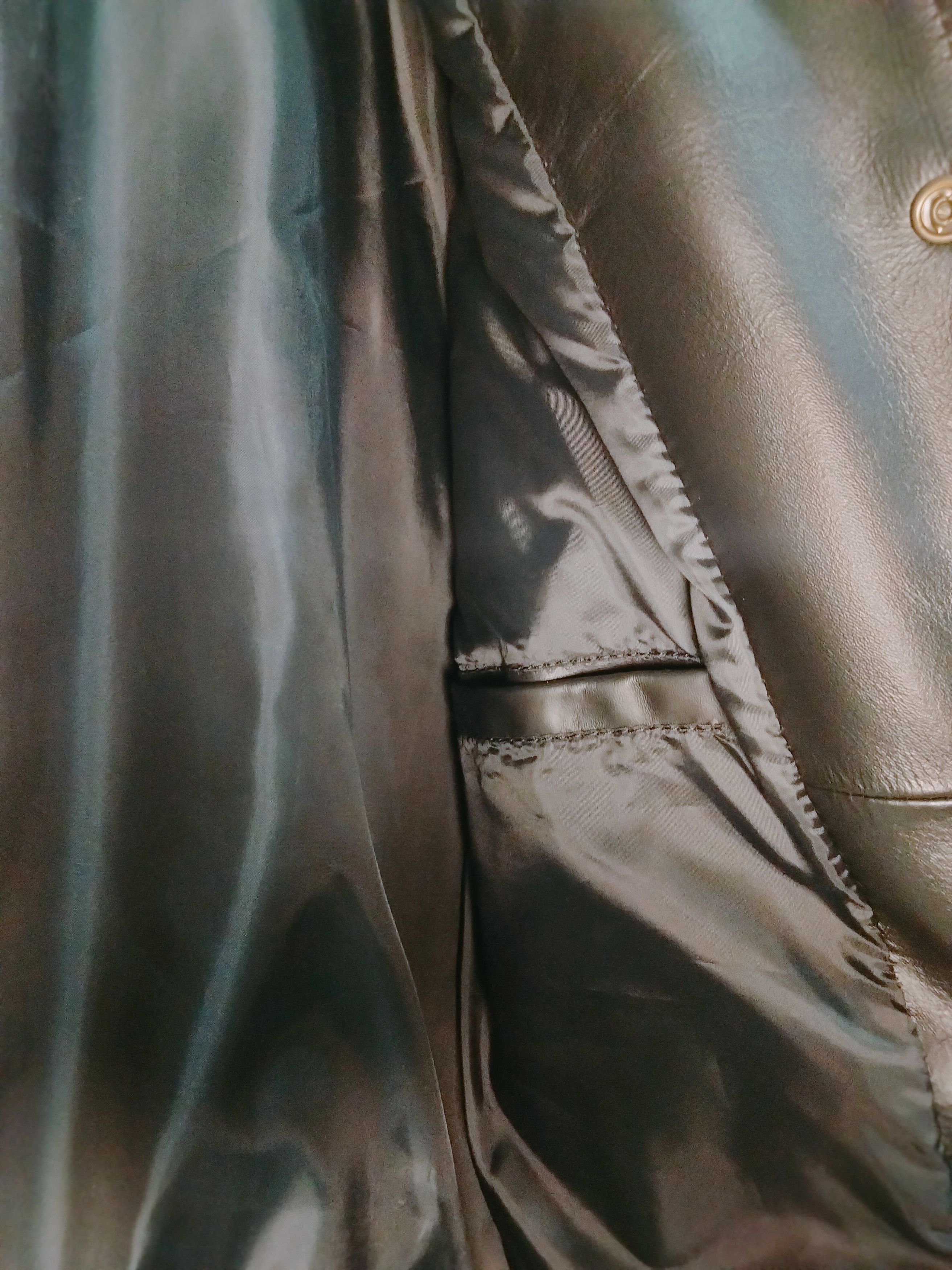 Vintage Wleti Zeus Black Vegan Leather Jacket Size US M / EU 48-50 / 2 - 9 Thumbnail