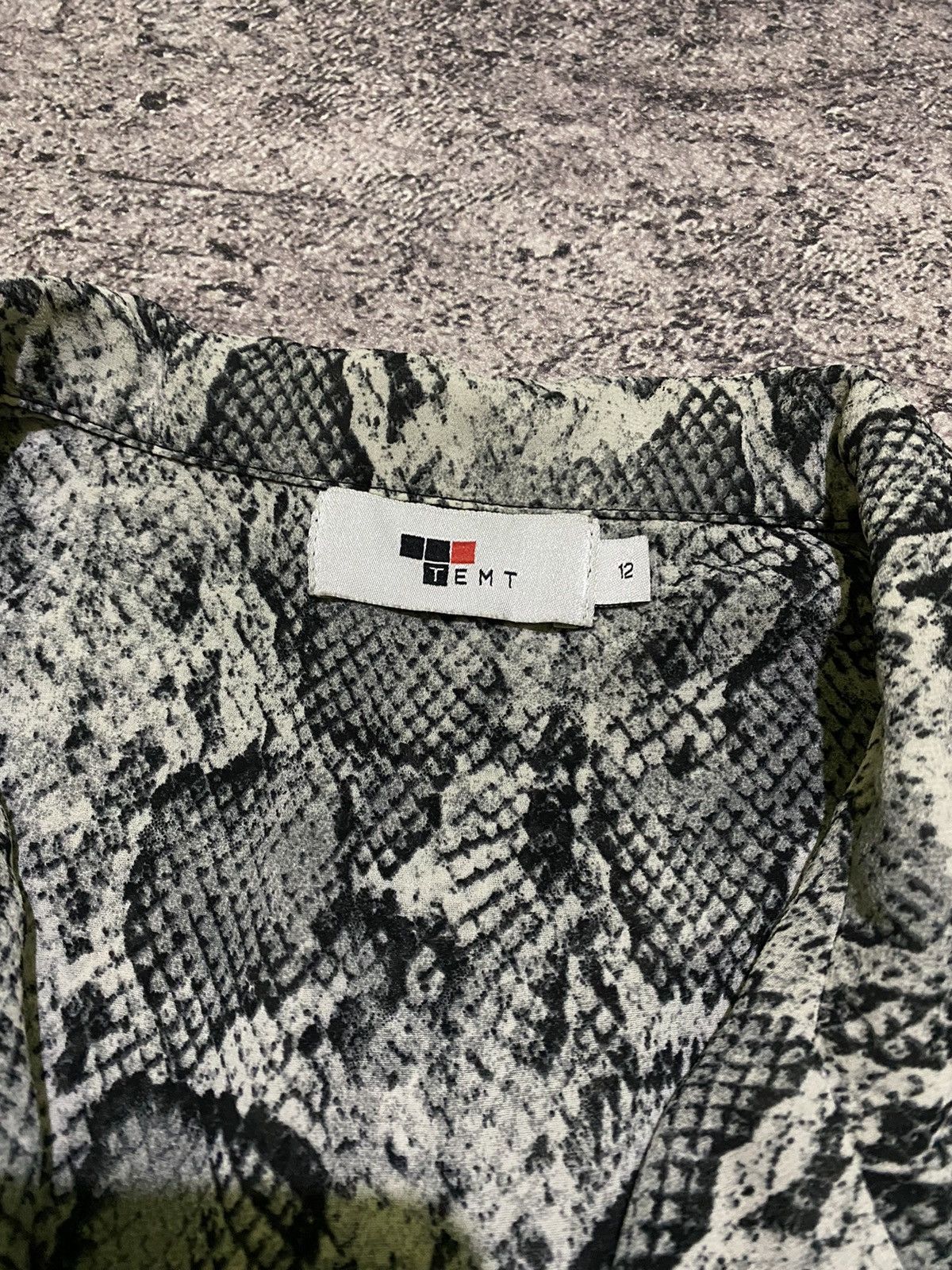 Hysteric Glamour × If Six Was Nine × Japanese Brand Y2k Temt snakeskin ifsixwasnine shirt Size M / US 6-8 / IT 42-44 - 5 Thumbnail