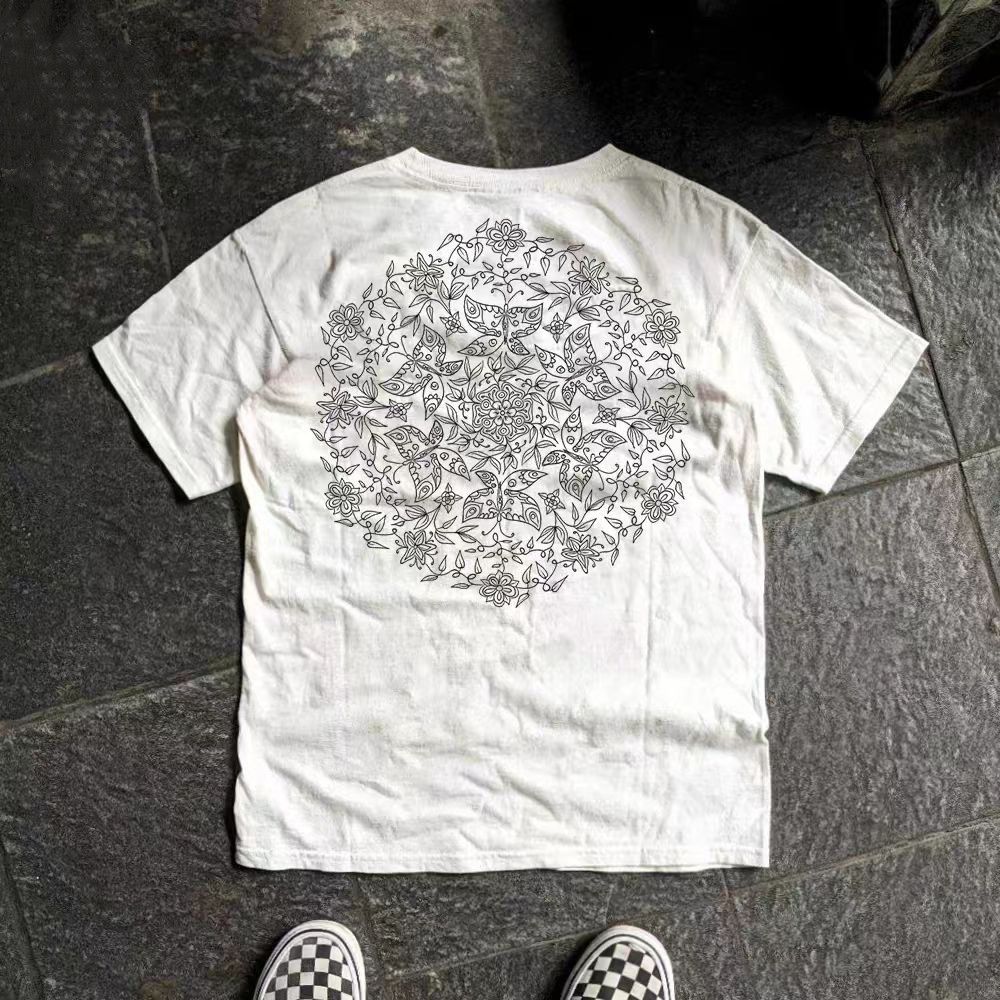 Vintage White washed vintage floral print t-shirt Size US M / EU 48-50 / 2 - 1 Thumbnail