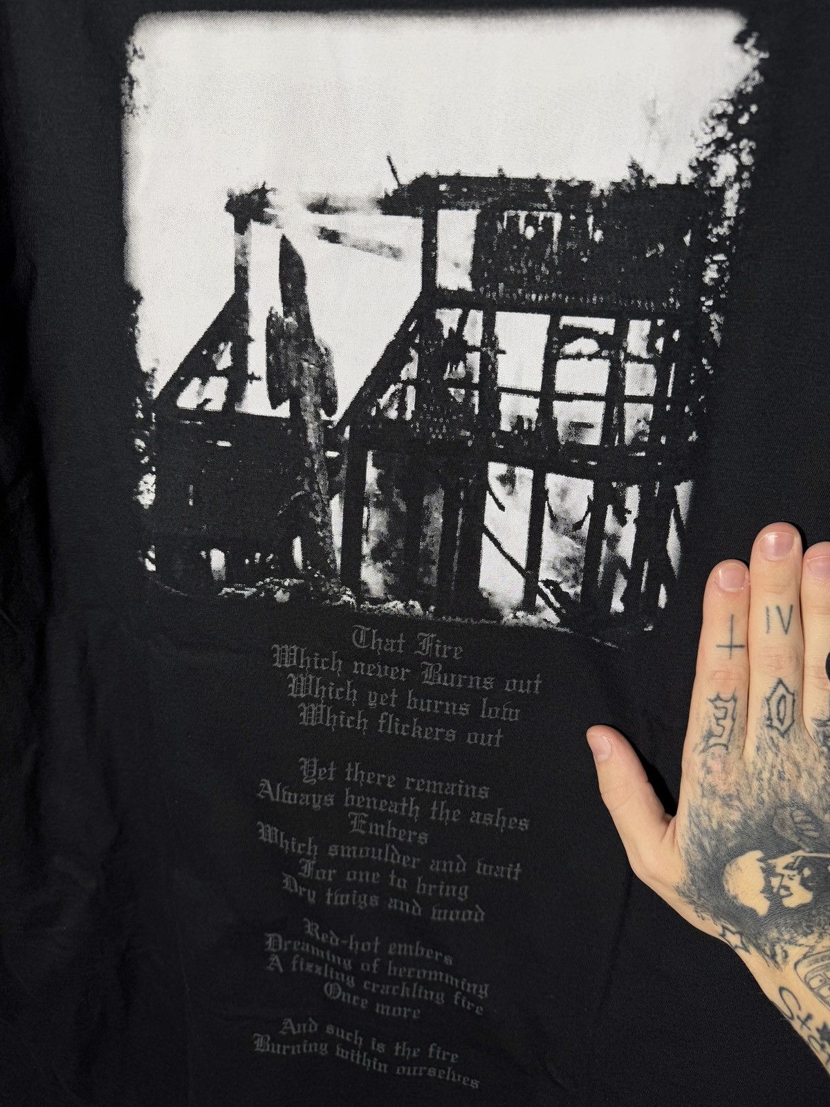 Band Tees Burzum Black Metal Band Tee Size US L / EU 52-54 / 3 - 4 Thumbnail