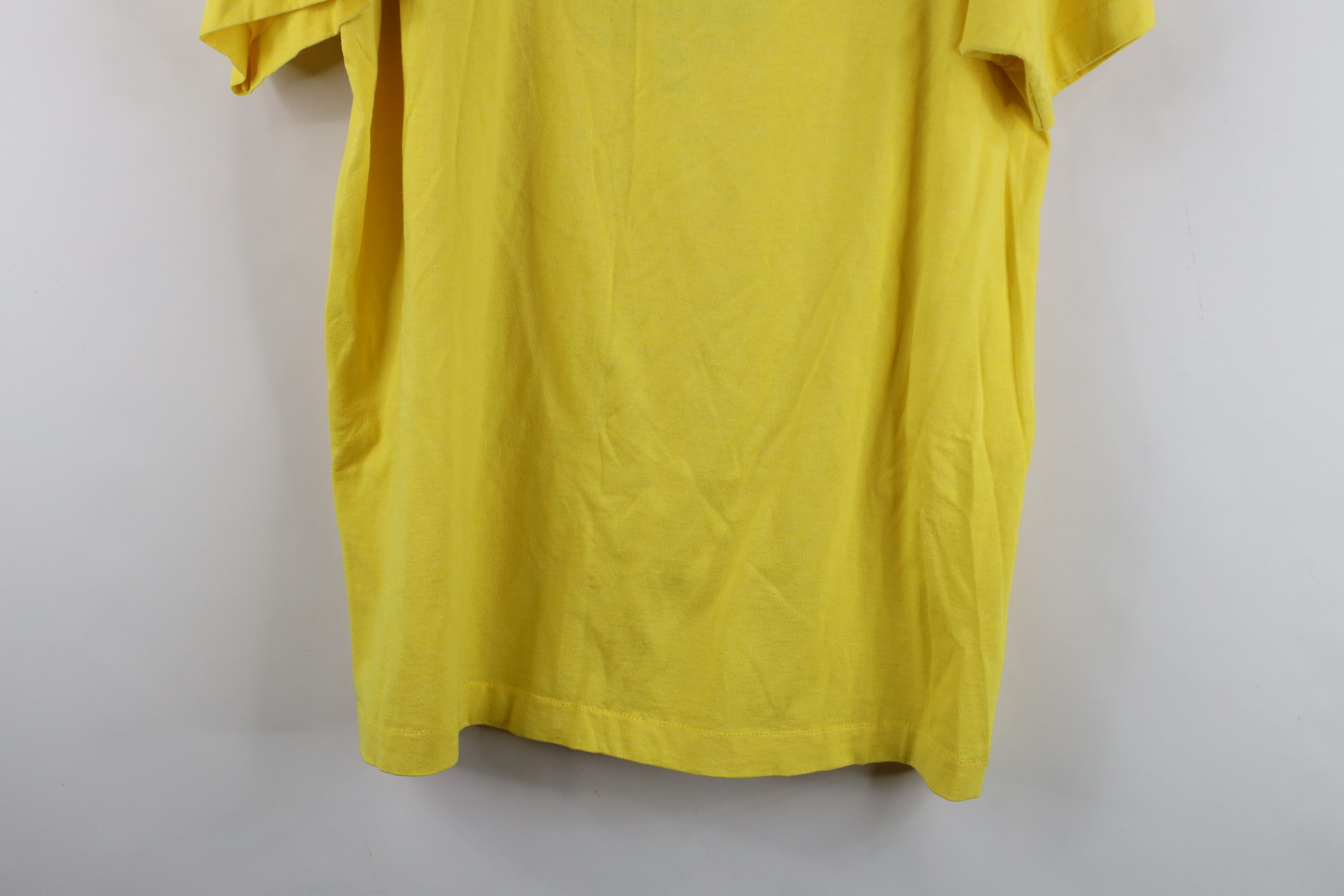 Vintage Vintage 90s Scouts of America Eagle Stamp T-Shirt Yellow USA Size US XL / EU 56 / 4 - 14 Thumbnail