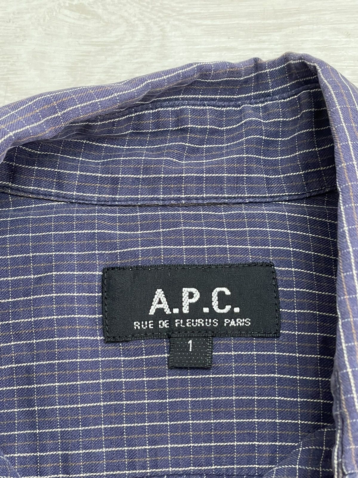 A.P.C. × Vintage A.P.C Vintage Shirt Japanese Style Luxury Brand Size US S / EU 44-46 / 1 - 8 Thumbnail
