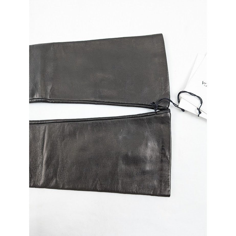 Bottega Veneta o1rshd1 Size: 7.5 / Gloves Midi Nappa Soft Leather in Black Size ONE SIZE - 7 Thumbnail
