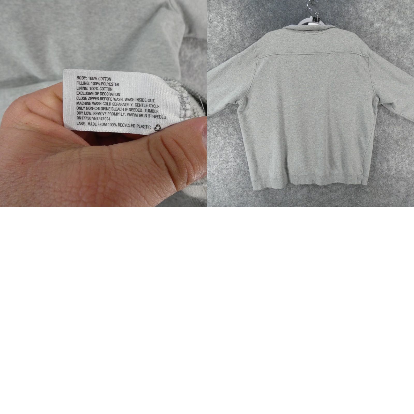 Vineyard Vines Vinyard Vines Sweater Mens 2XL Gray Lined Fleece 1/4 Zip Pullover Size US XXL / EU 58 / 5 - 9 Thumbnail
