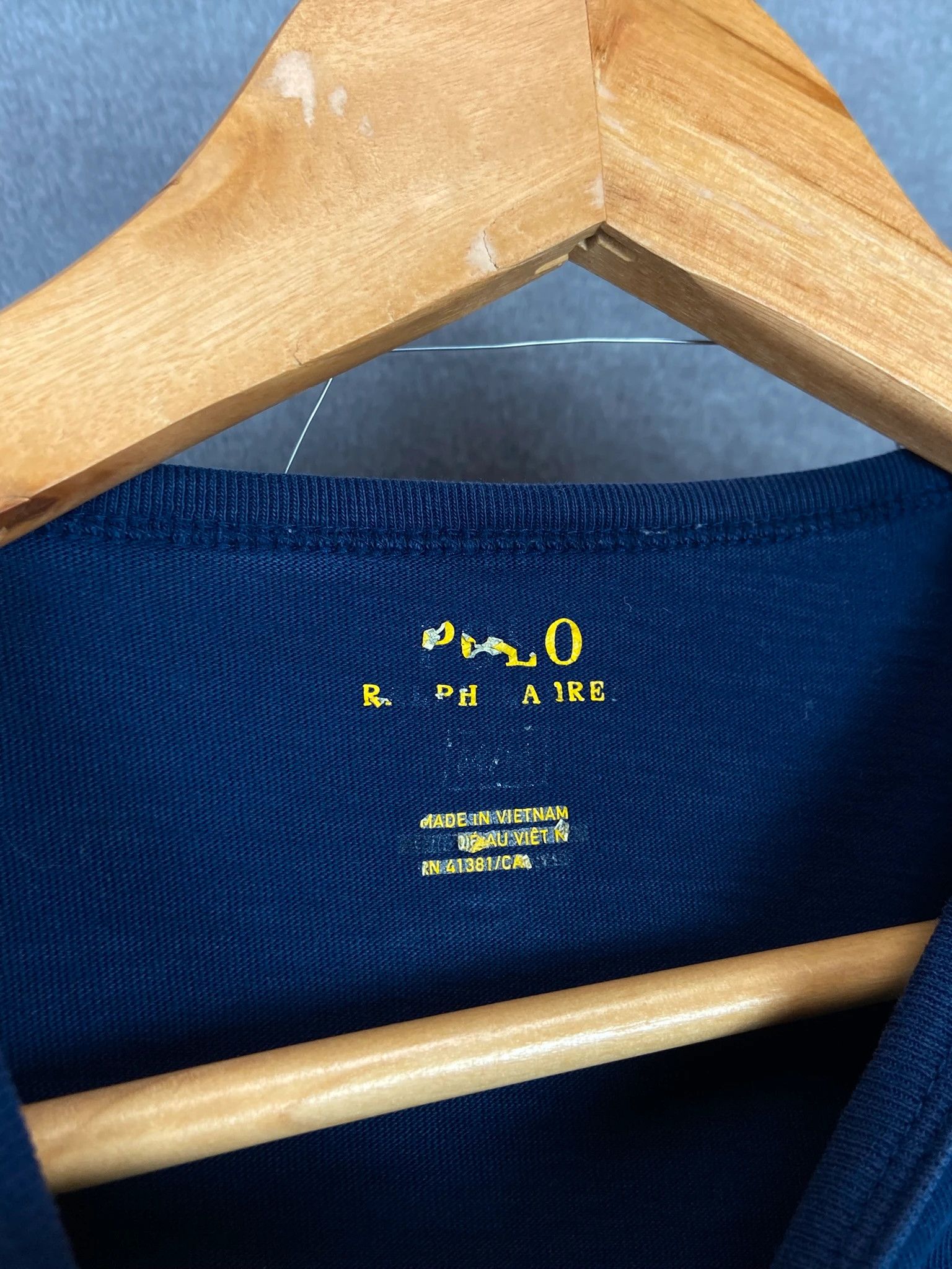 Polo Ralph Lauren Polo Ralph Lauren Spellout Tee Navy S Size US S / EU 44-46 / 1 - 3 Thumbnail