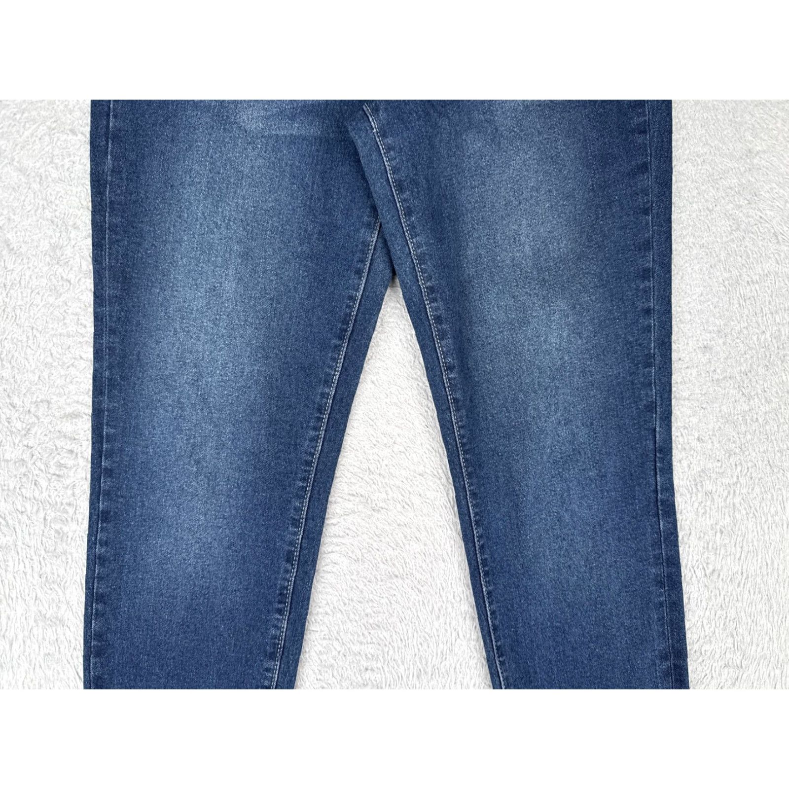 Nanette Lepore Nanette Lepore Jeans Womens 6 Blue Belle High Rise Ankle Skinny Stretch Denim Regular Slim Cotton Polyester Spandex 5-Pocket Design Womens Blue Jeans Size 28" / US 6 / IT 42 - 3 Thumbnail
