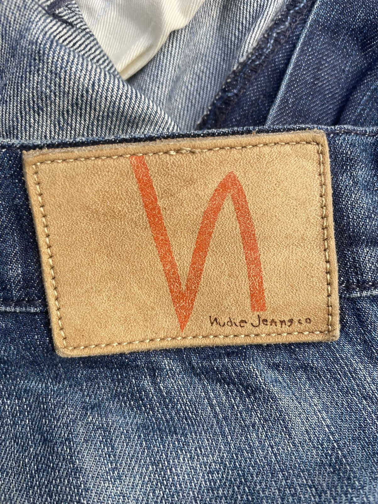 Nudie Jeans Nudie Thin Finn Faded Wash Denim Size US 33 - 10 Thumbnail