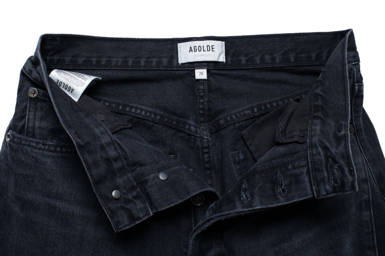 Agolde Agolde, Cleo jeans in black Size 26" / US 2 / IT 38 - 7 Thumbnail