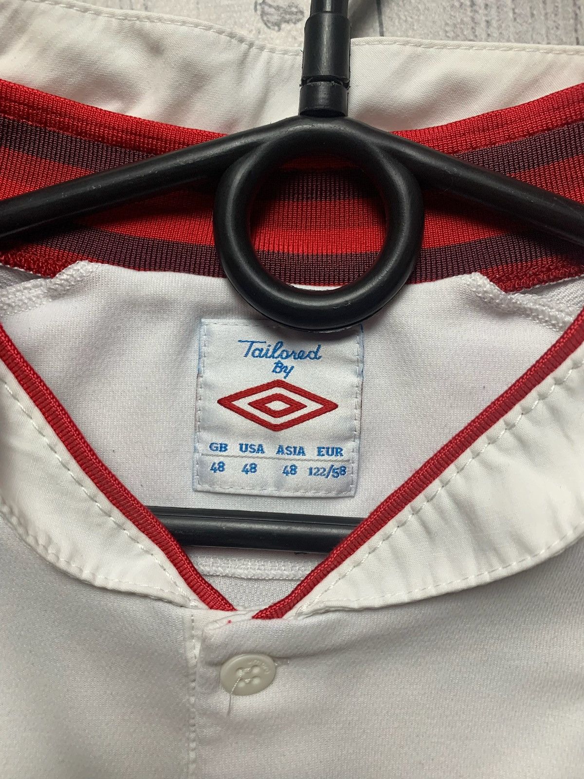 Umbro × Vintage Vintage Umbro England soccer jersey size L Poland Ukraine Size US L / EU 52-54 / 3 - 3 Thumbnail