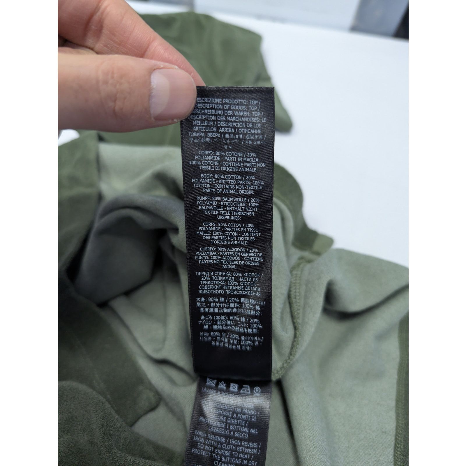 Tom Ford o1rshd1 CC20 cotton-blend terry polo shirt in olive green Size US S / EU 44-46 / 1 - 18 Thumbnail