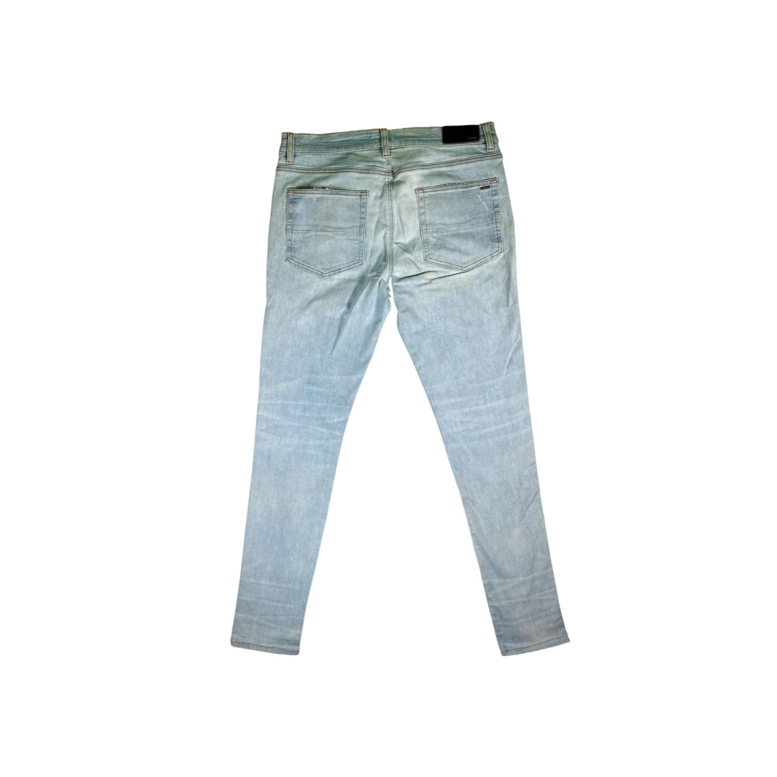 Amiri Amiri MX1 Floral Patch Light Wash Jeans Size US 36 / EU 52 - 2 Thumbnail