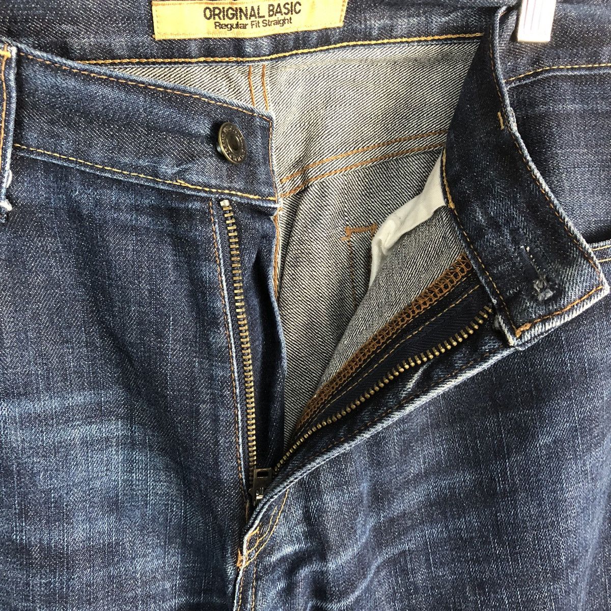 Japanese Brand Uniqlo Blue vintage Denim Pants #A1412 Size US 34 / EU 50 - 13 Thumbnail