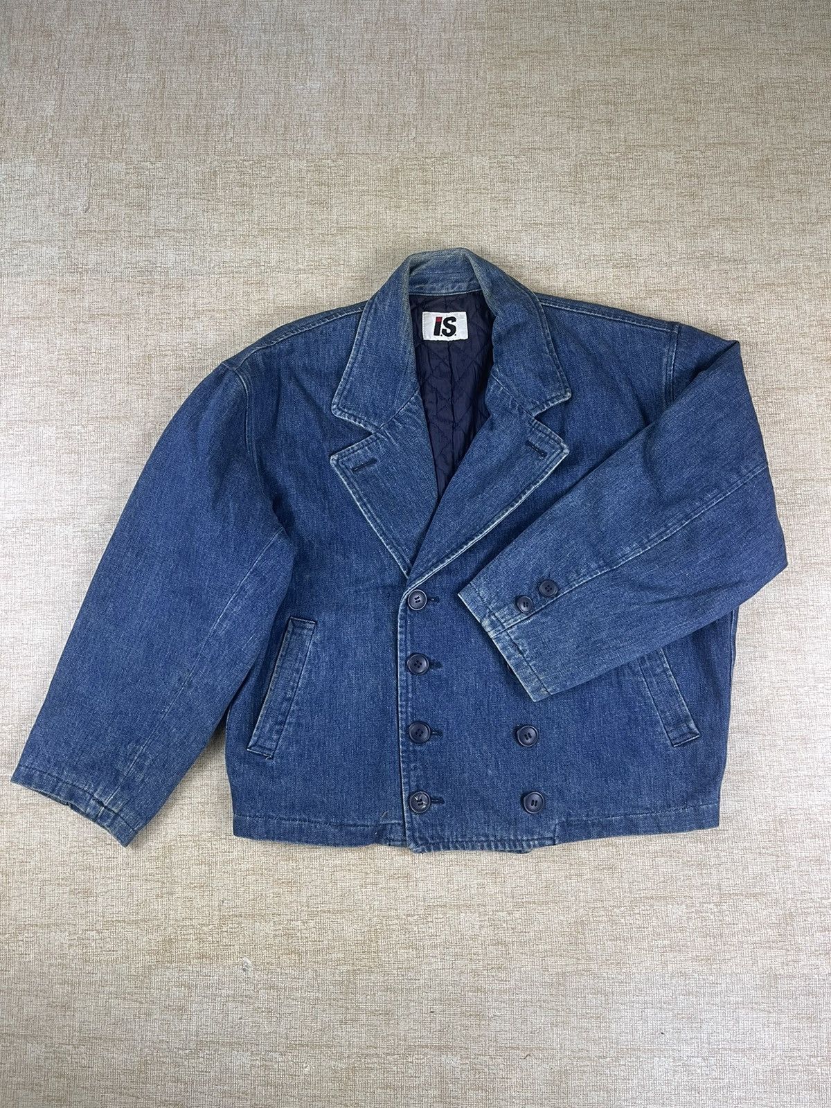 Issey Miyake × Vintage VTG ISSEY MIYAKE (I.S) Tsumori Chisato Double Breast Denim Size US L / EU 52-54 / 3 - 2 Thumbnail