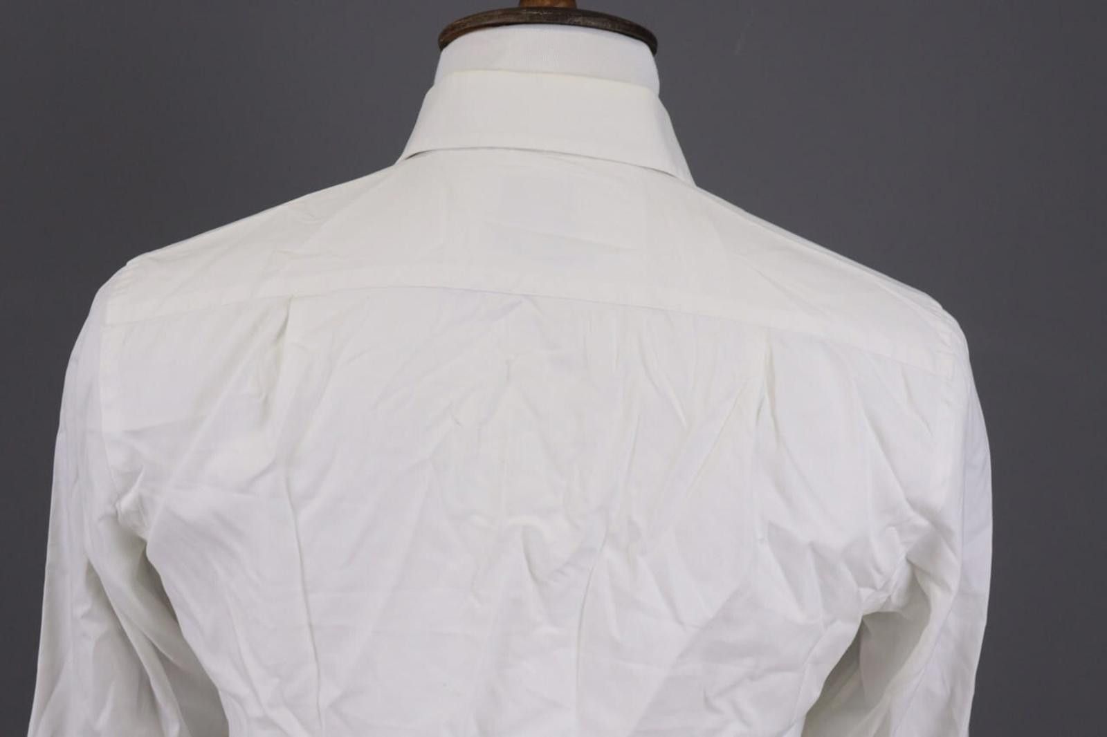 Designer Boggi Milano Custom Fit White Shirt Size 38 / 15 Size US M / EU 48-50 / 2 - 9 Thumbnail