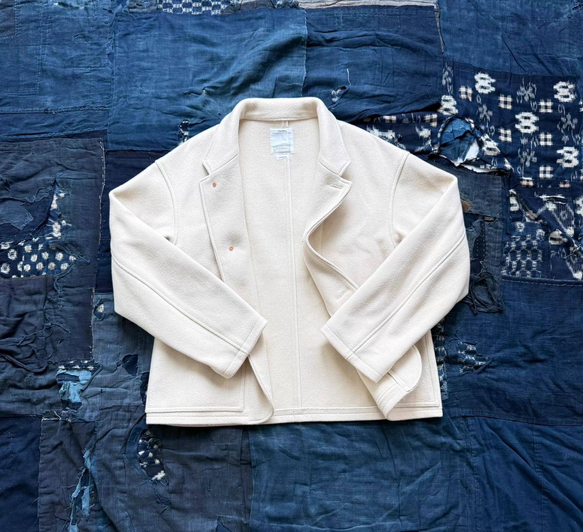 Visvim VISVIM HAYWARD JKT WOOL MELTON WHITE 3 Size US L / EU 52-54 / 3 - 2 Thumbnail