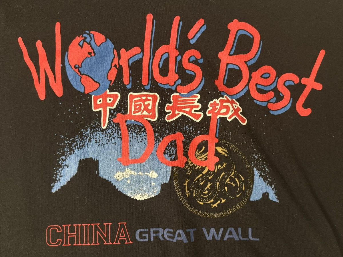 Vetements Vetements World’s Best Dad / Great Wall of China Tshirt Size US L / EU 52-54 / 3 - 3 Thumbnail