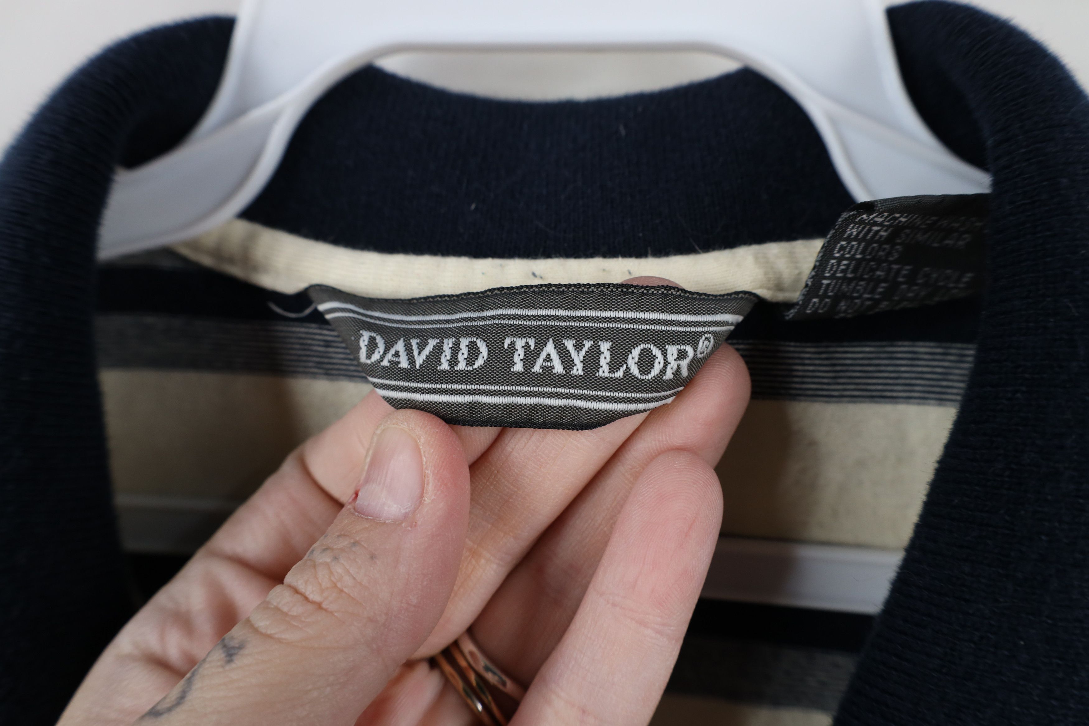 Vintage Vintage 90s Streetwear Striped Knit Collared Polo Shirt Size US XXL / EU 58 / 5 - 9 Thumbnail